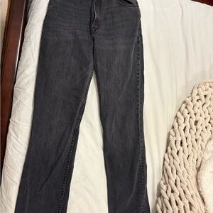 Abercrombie Black 90’s straight Jeans